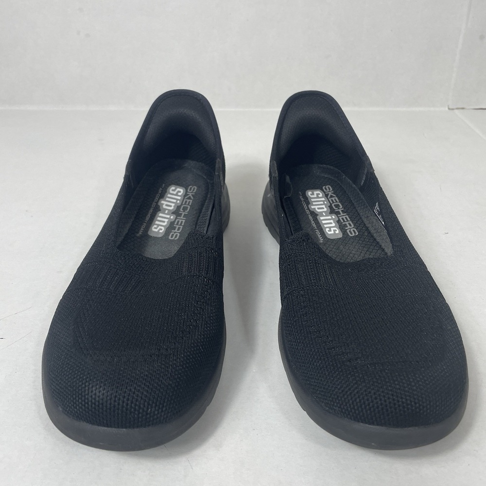 Skechers Women's Ultra Flex Harmonious Black Slip On Shoes 7.5